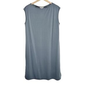 H&M SLEEVELESS GREY WOMEN SHORT DRESS BRAND NEW SIZE LARGE